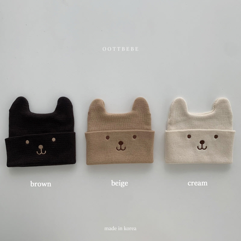 韓國童裝 | OT25372 Bear Bear Beanie