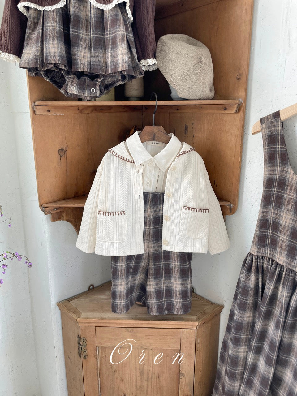 韓國童裝 25秋 | OR25316 Lucien Melo Cardigan