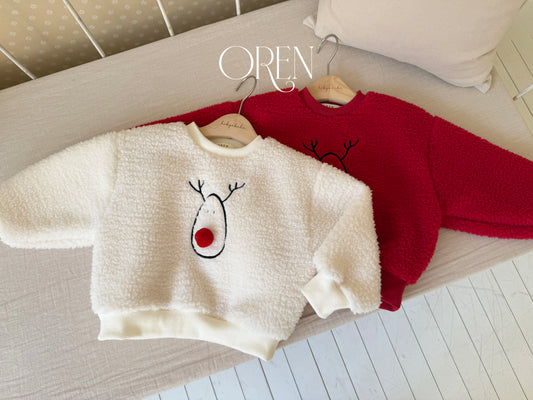 韓國童裝 25秋冬 | OR25511 聖誕款 親子 Christmas Baby Deer MTM