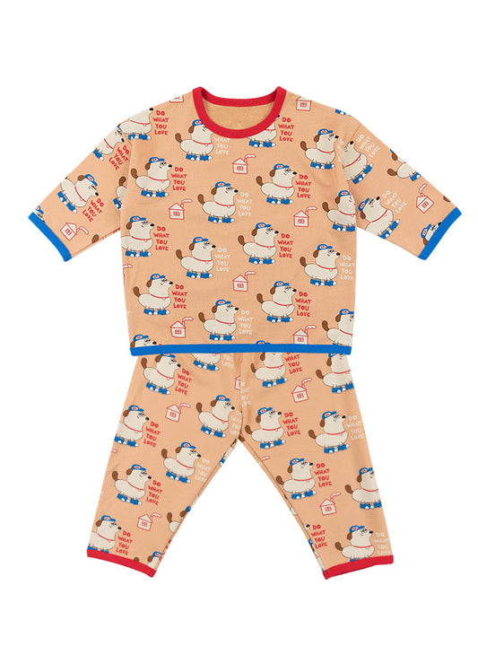 25FW 新款 室內服團購 (30/9截單) 無螢光長袖套裝(90-140) LS65