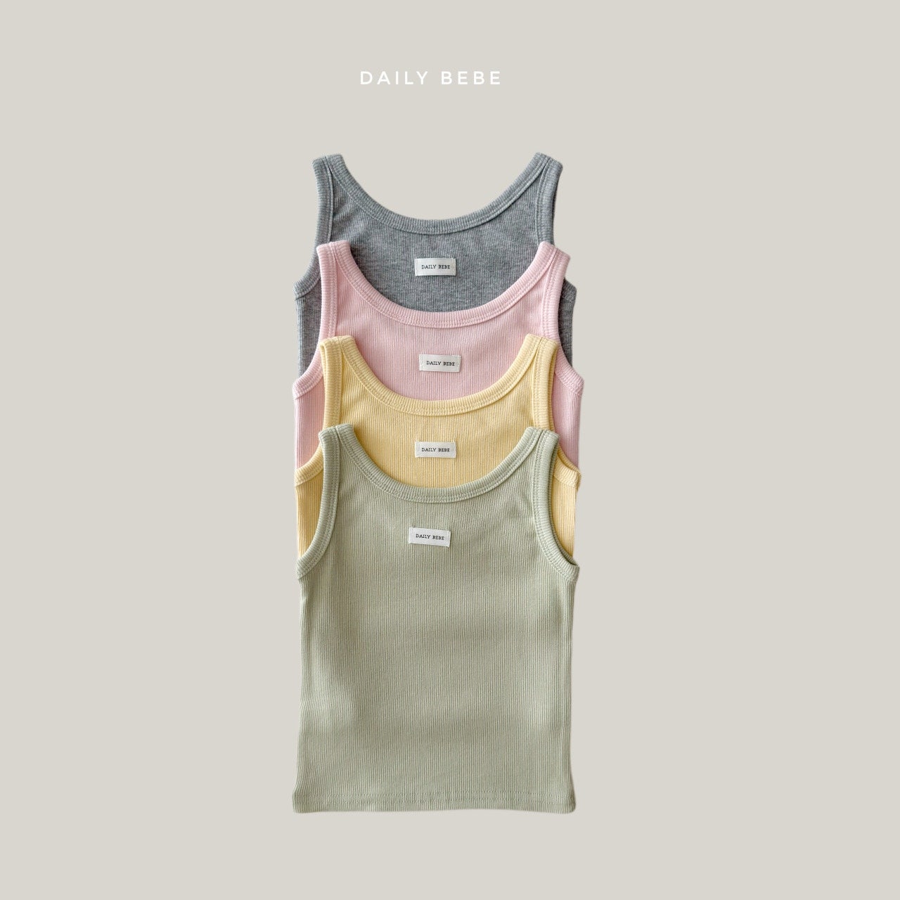 韓國童裝 26夏| DD15 Soft Sleeveless (75-140cm)