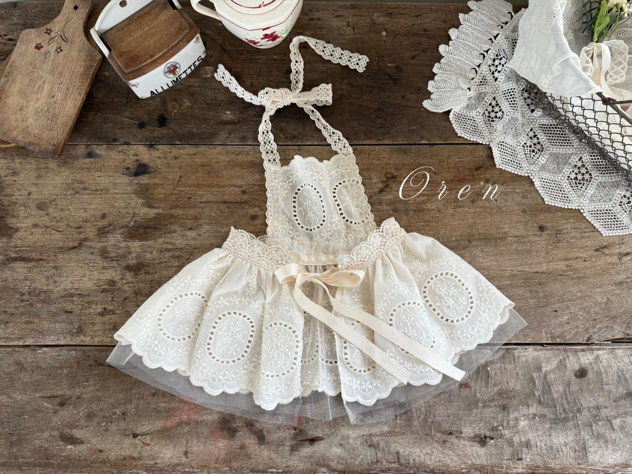 韓國童裝 25秋 | OR25348 Rose Bustier