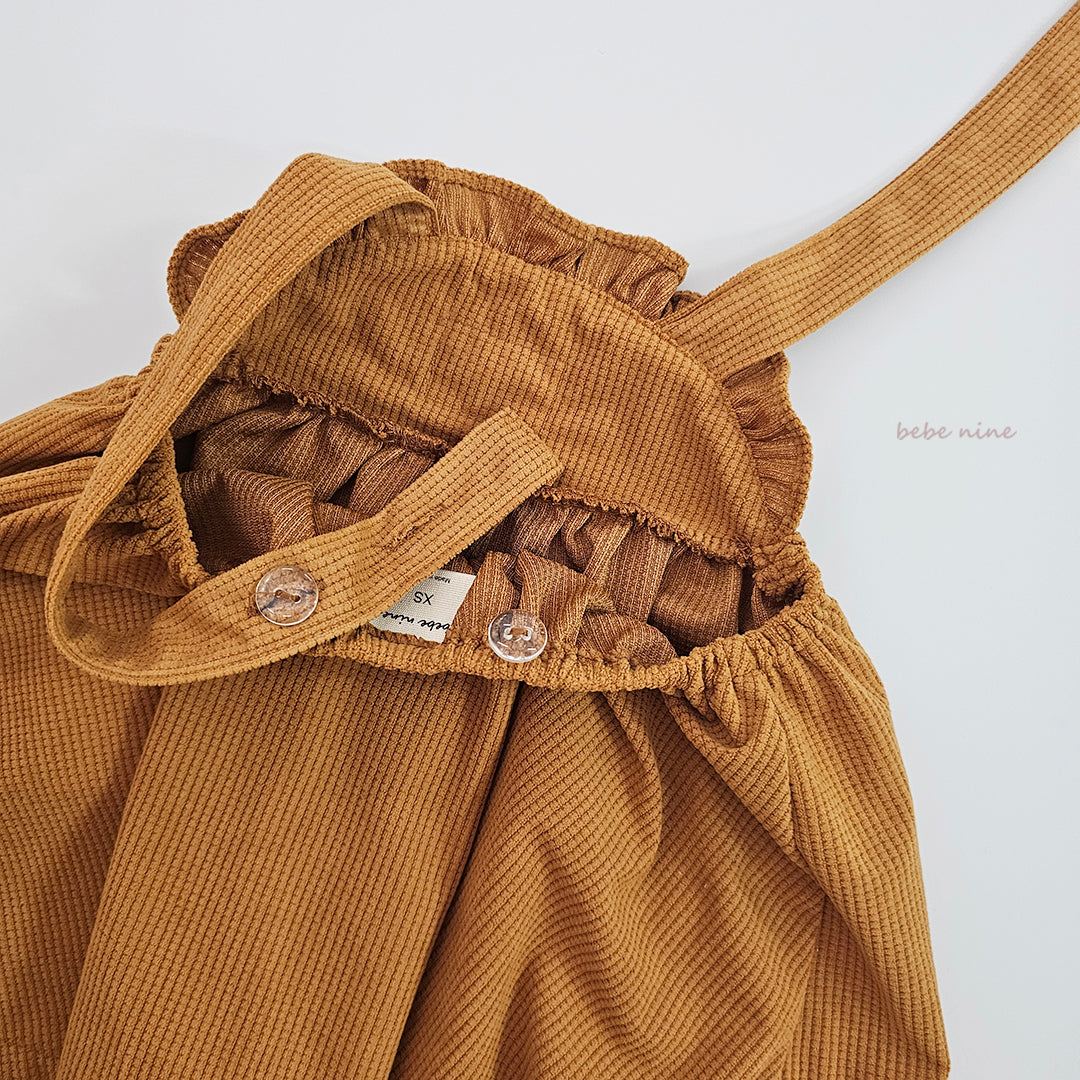 韓國童裝 25秋冬| BN25432 Bong Bong Overall Dress