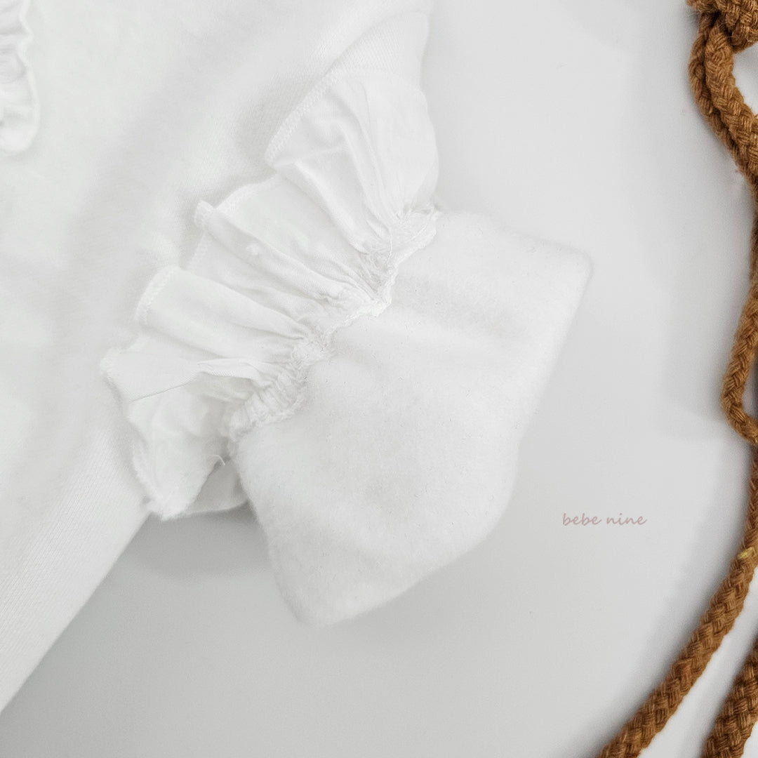 韓國童裝 25秋冬| BN25443 Heart Frill Sweatshirt