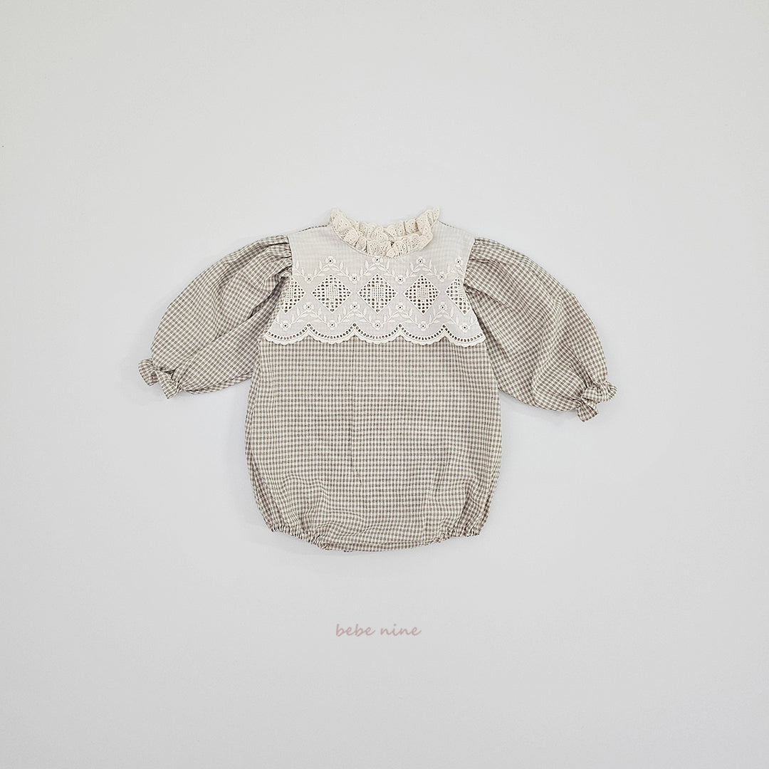 韓國童裝 25秋| BN25305 MONICA CHECK SUIT