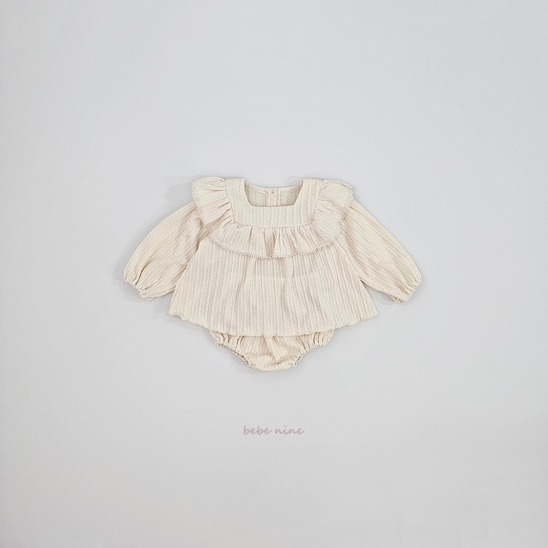 韓國童裝 25秋| BN25368 MIEL KNIT BLOOMER SET