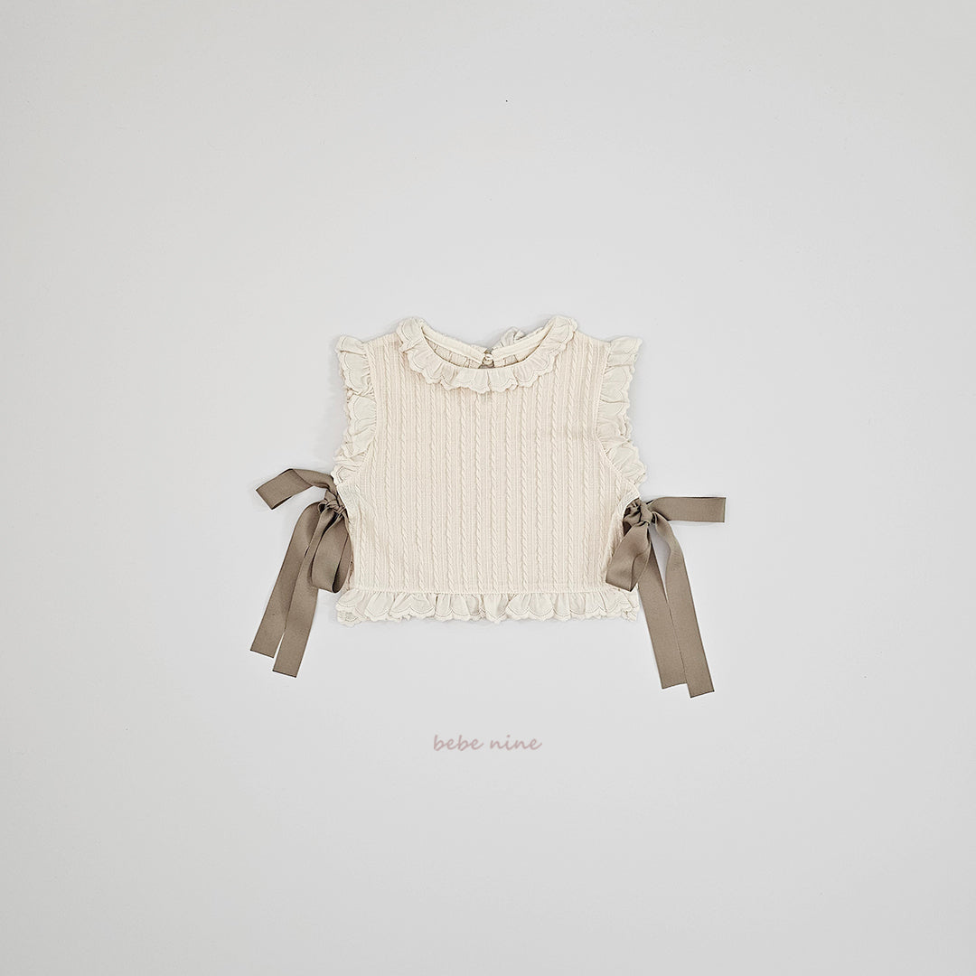 韓國童裝 25秋| BN25346 CELINE KNIT VEST