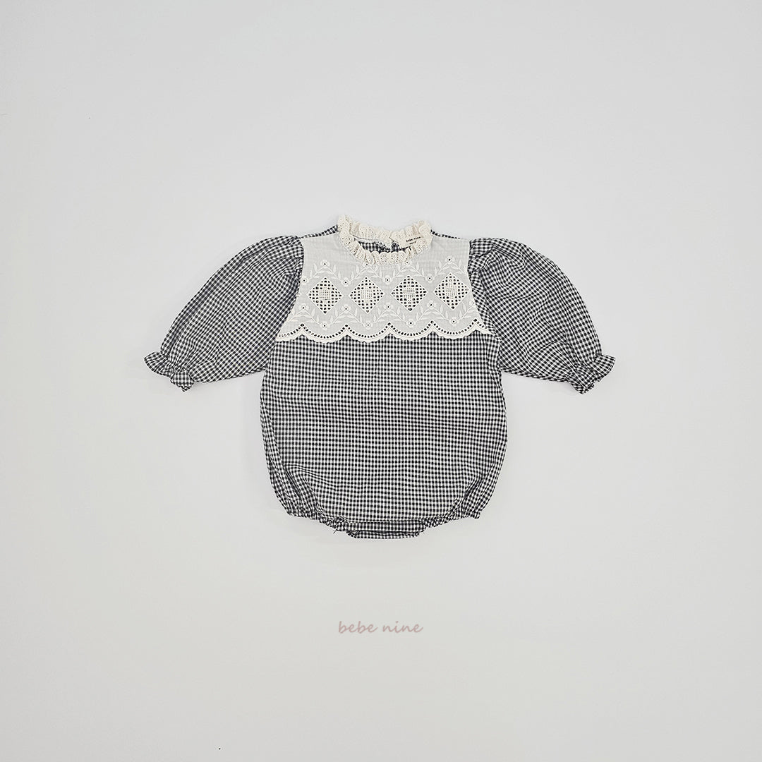 韓國童裝 25秋| BN25305 MONICA CHECK SUIT