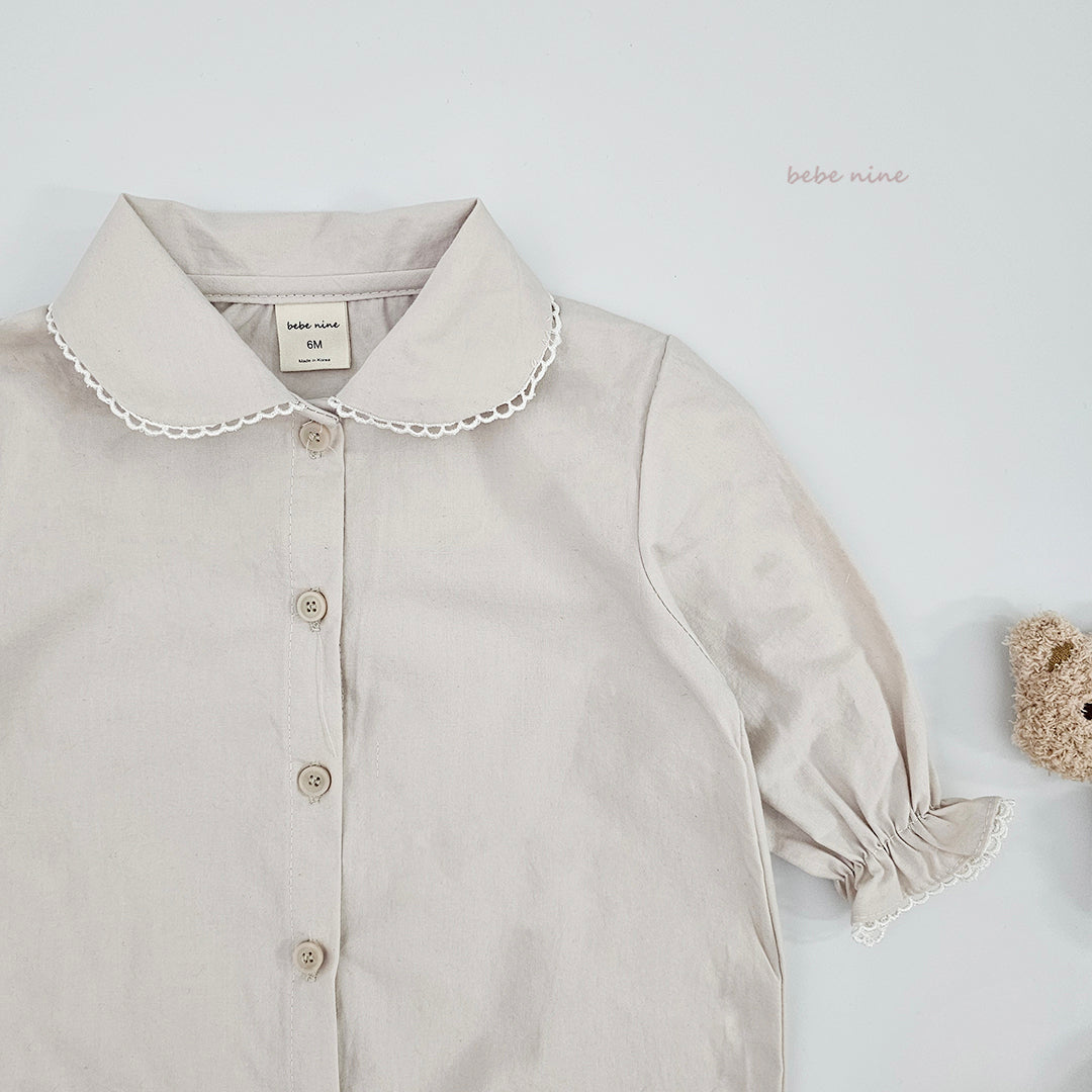 韓國童裝 25秋| BN25303 LAUREN COLLAR SUIT