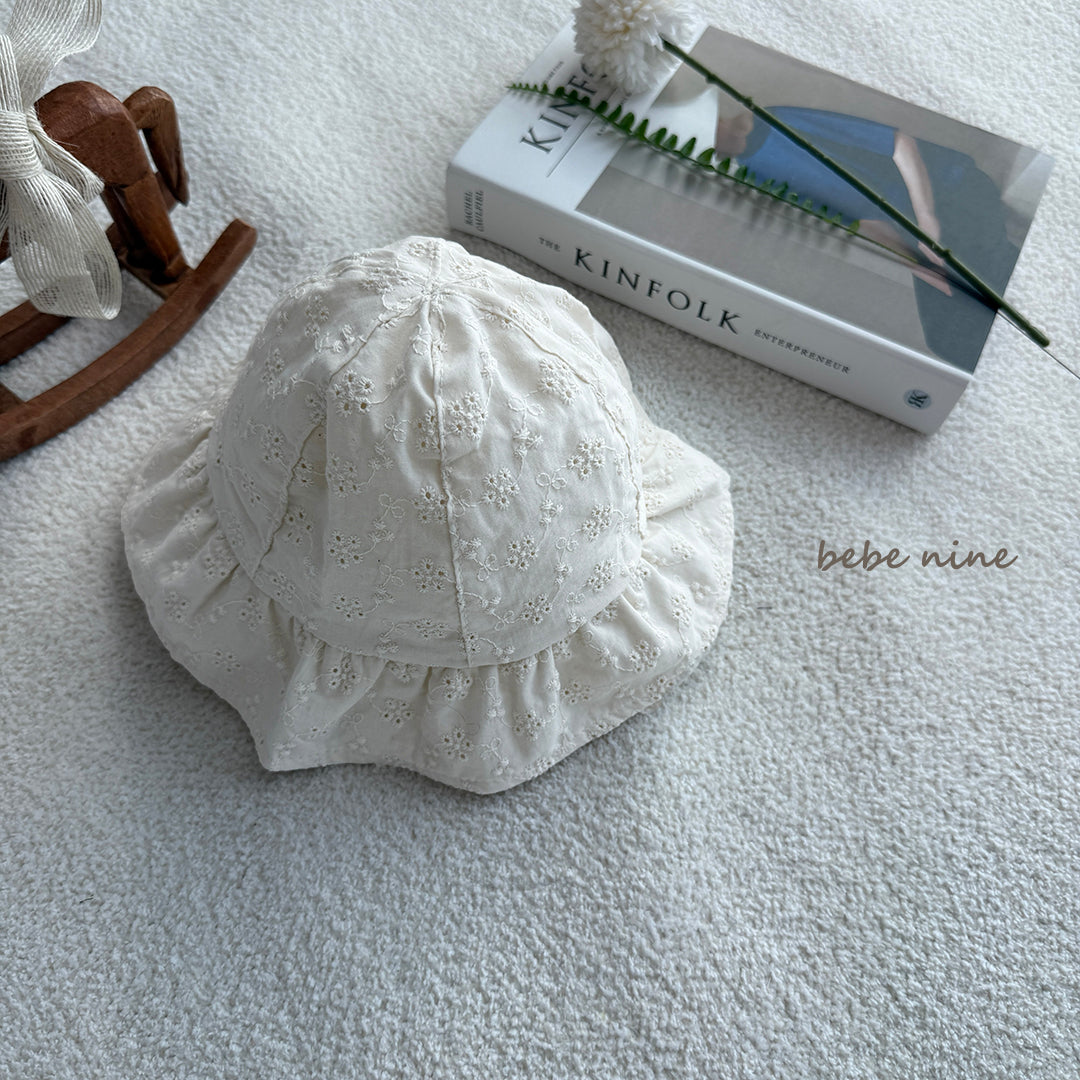 韓國童裝 25夏| BN25202 Lace Bucket Hat #同品牌4件85折