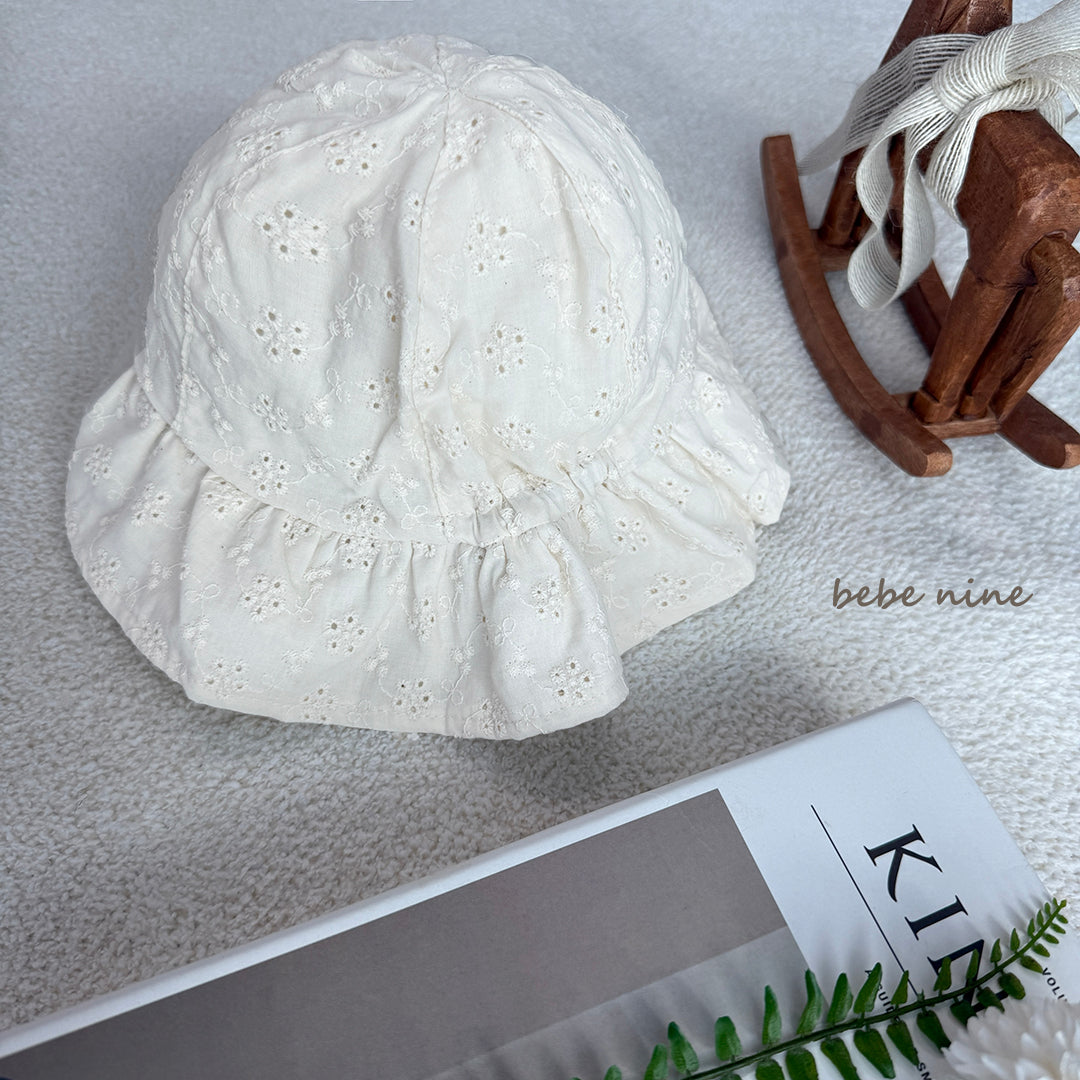 韓國童裝 25夏| BN25202 Lace Bucket Hat #同品牌4件85折