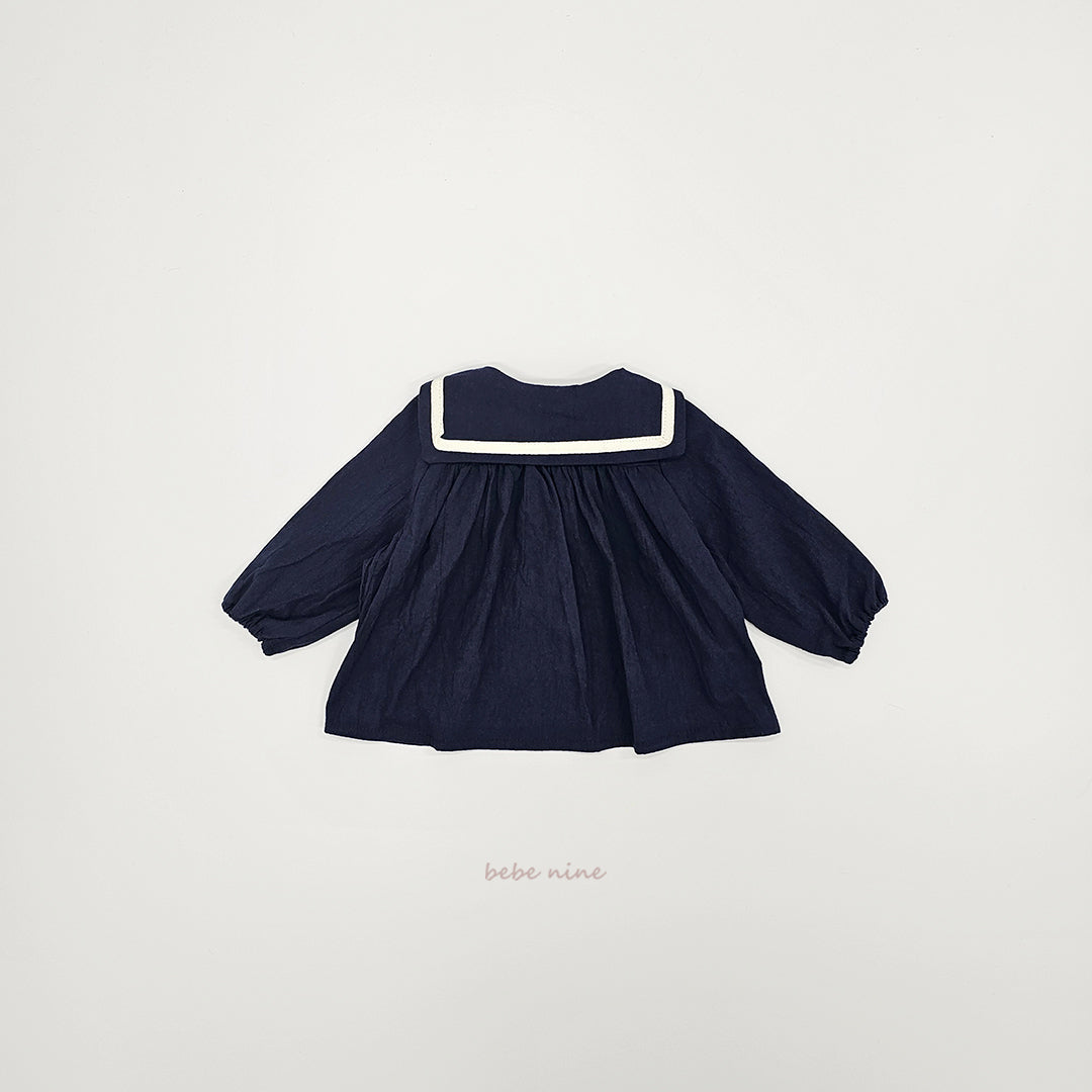 韓國童裝 25秋| BN25334 ENFANT SAILOR BLOUSE