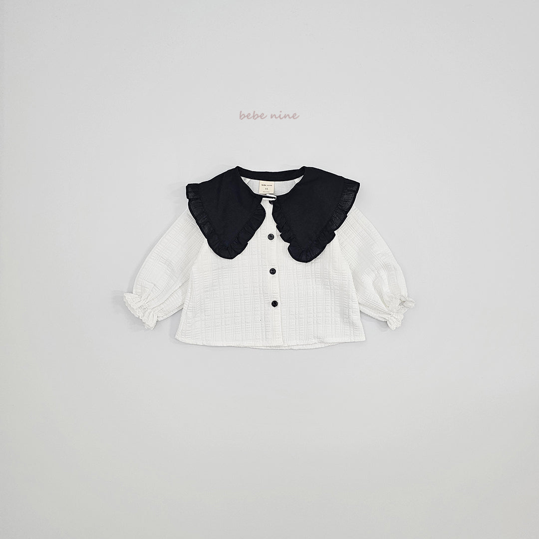 韓國童裝 25秋| BN25337 FRILLIN BLOUSE