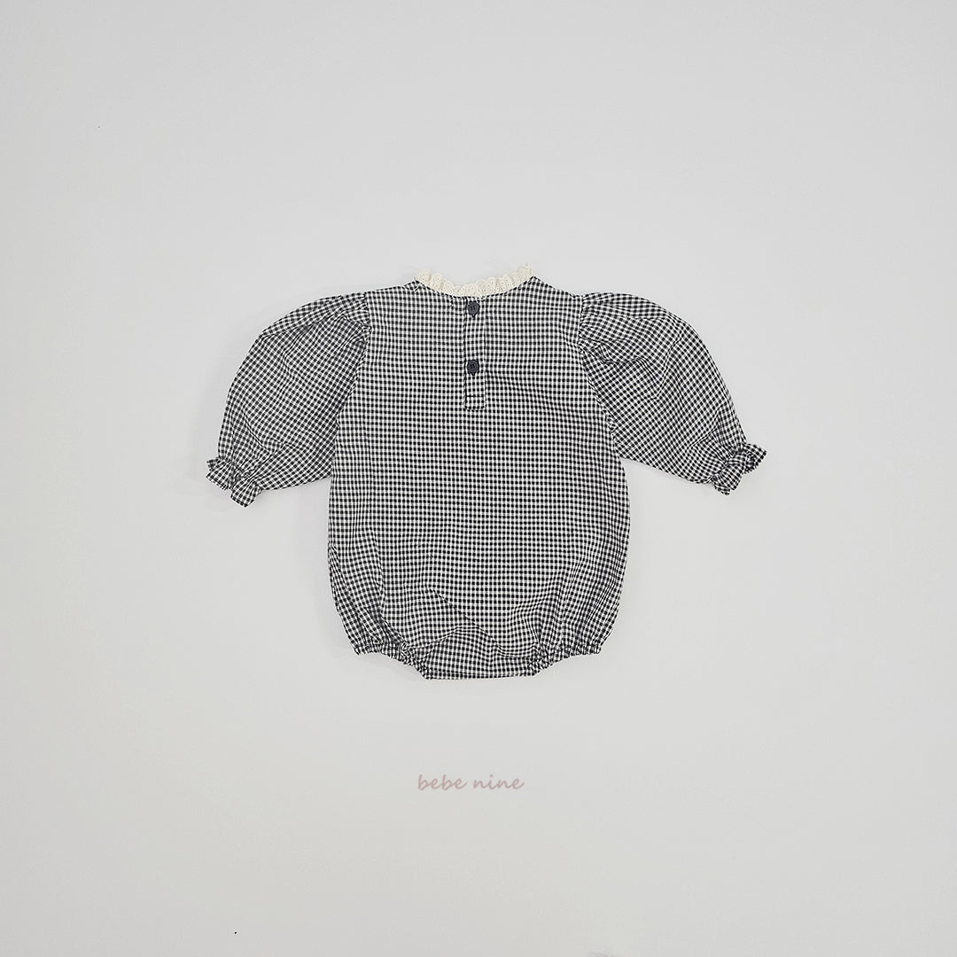 韓國童裝 25秋| BN25305 MONICA CHECK SUIT