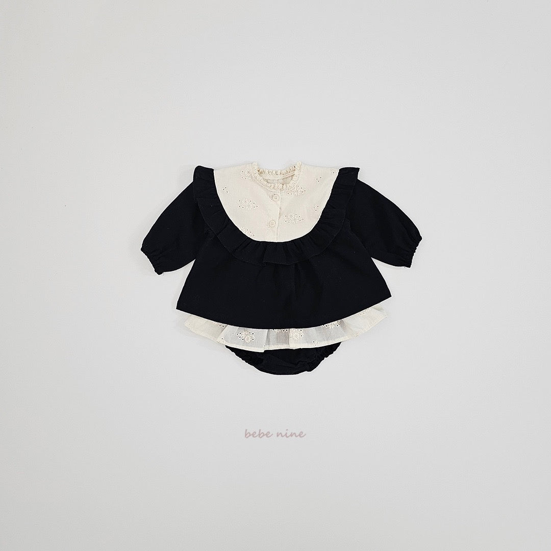 韓國童裝 25秋| BN25371 ELLA BLOOMER SET