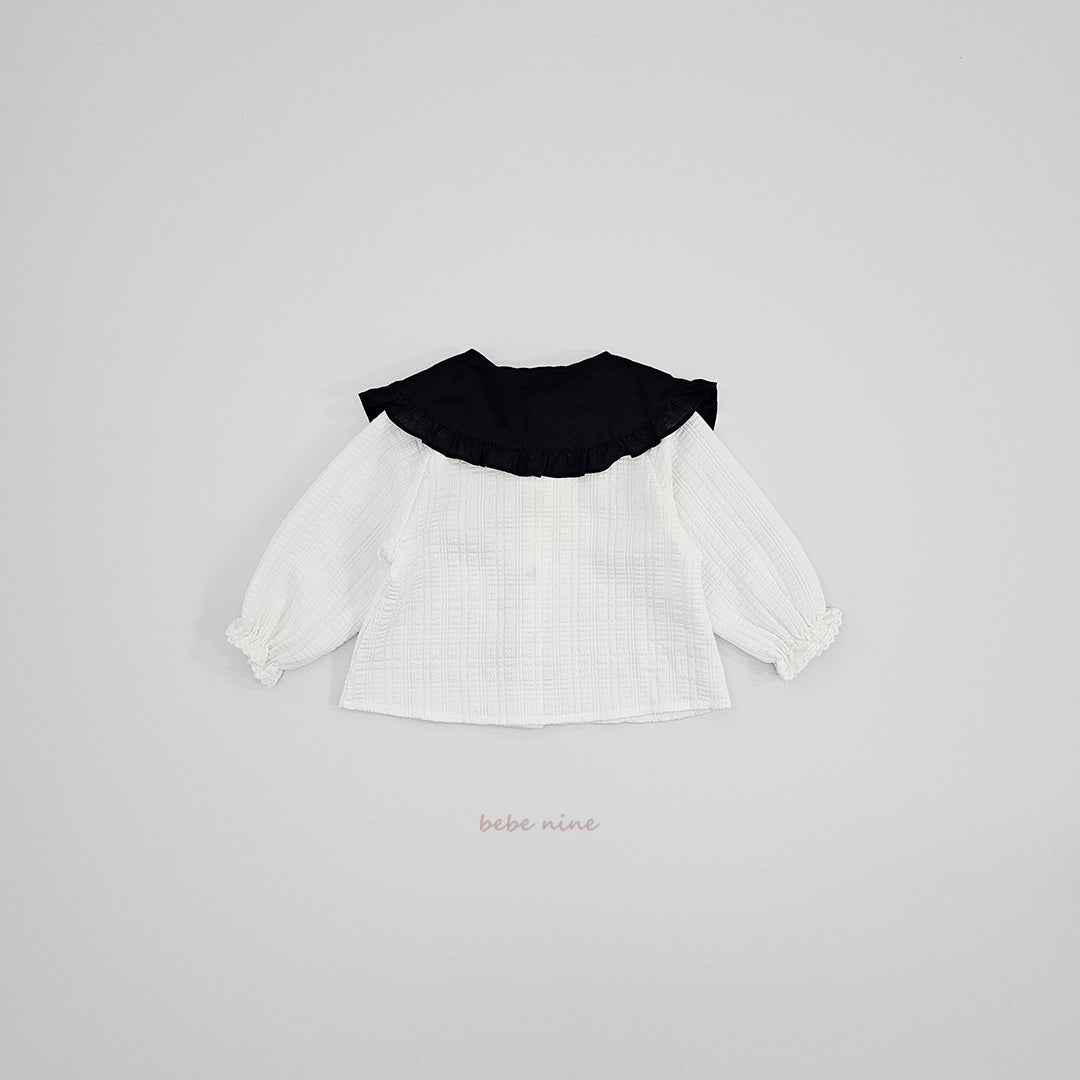韓國童裝 25秋| BN25337 FRILLIN BLOUSE