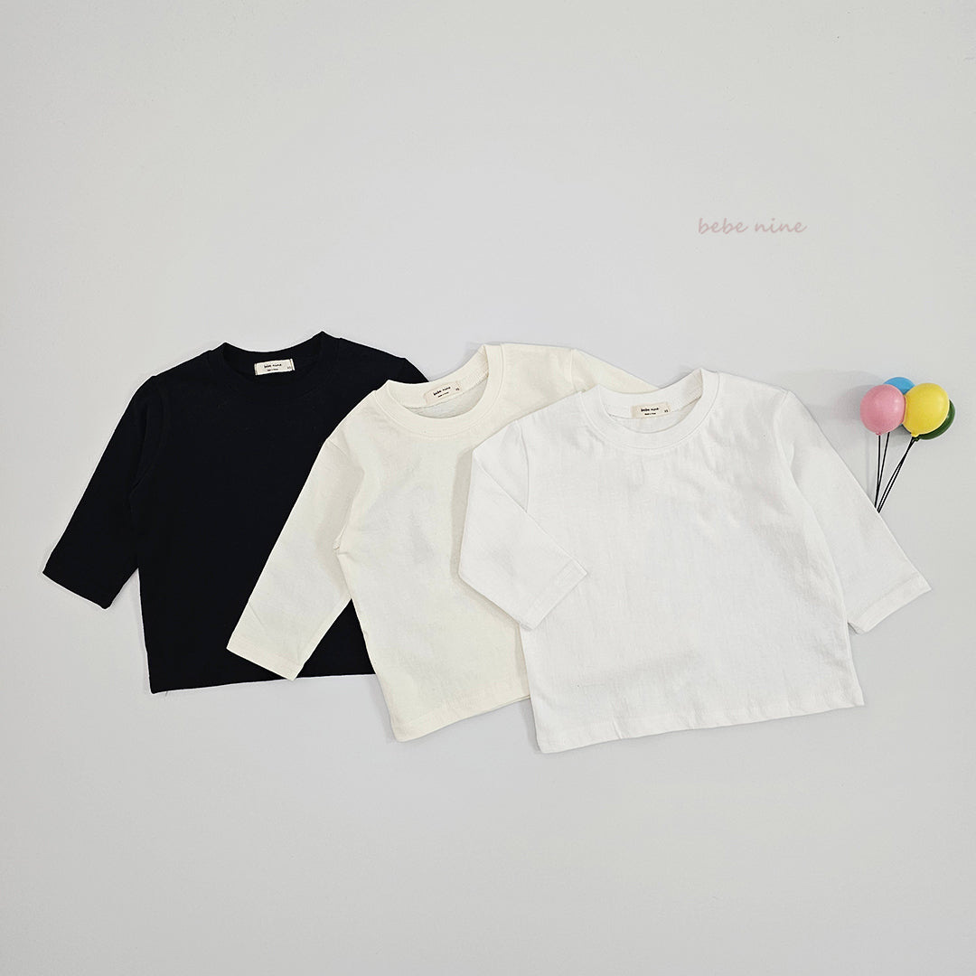 韓國童裝 25秋| BN25341 BASIC SIMPLE TEE