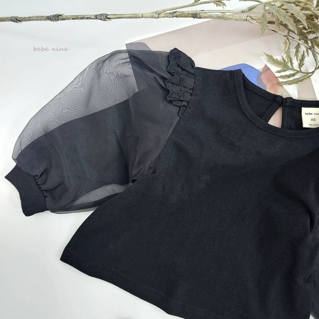 韓國童裝 25秋| BN25333 SUNNY BUBBLE BLOUSE