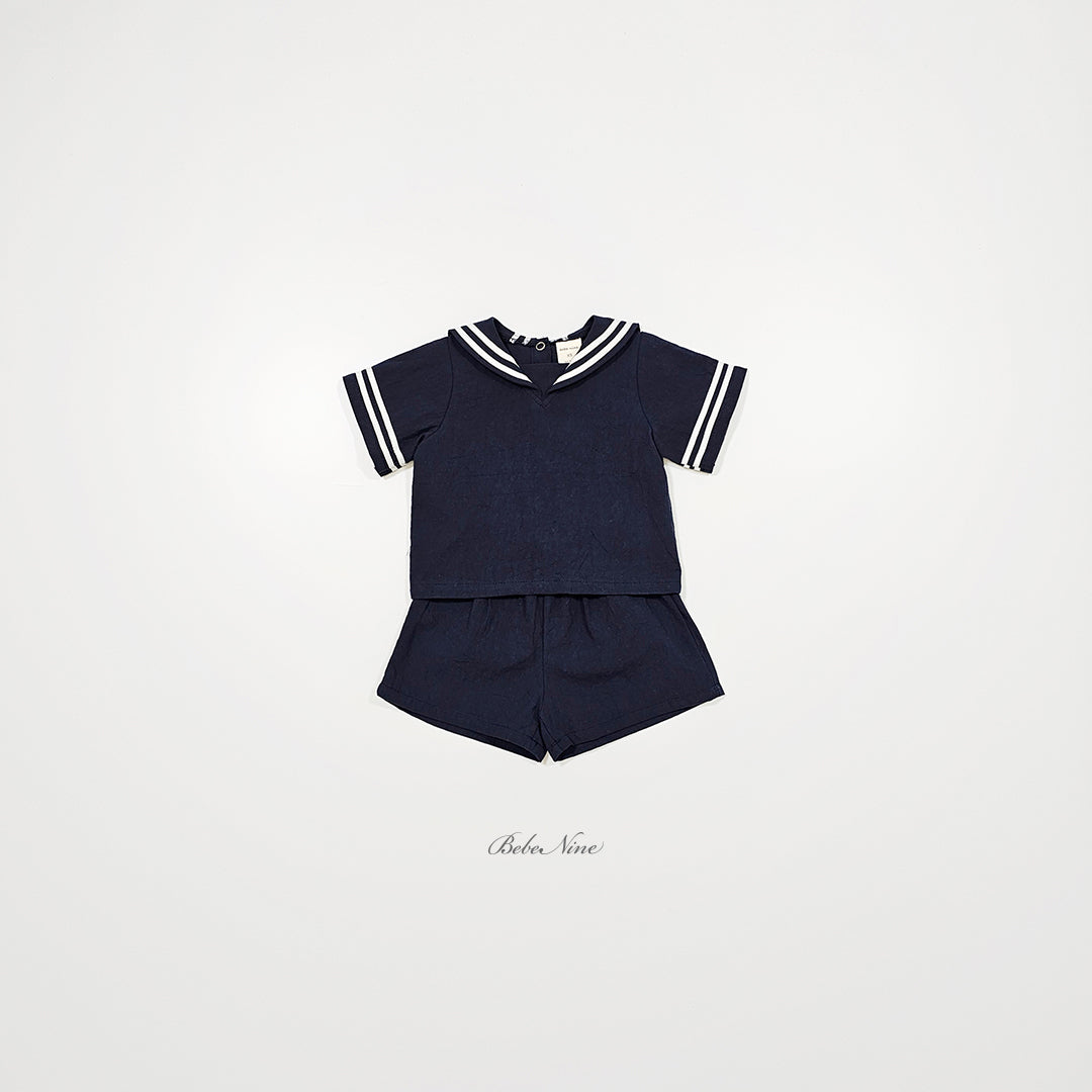 韓國童裝 26夏| BN02 Lia Marine Set 莉亞海軍風套裝