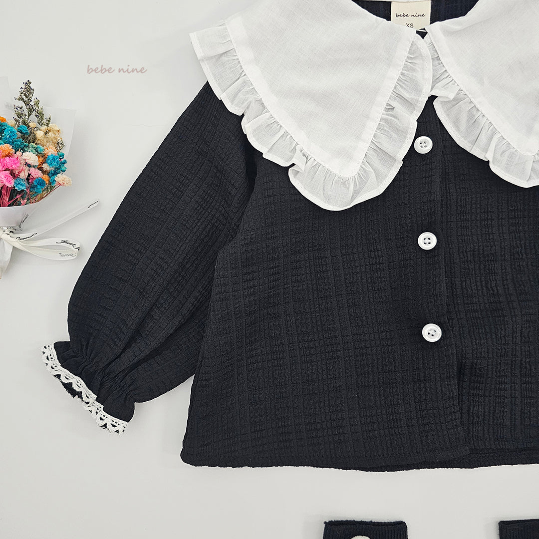 韓國童裝 25秋| BN25337 FRILLIN BLOUSE