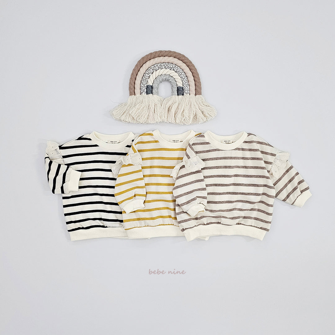 韓國童裝 25秋| BN25343 BONNIE FRILL SWEATSHIRT