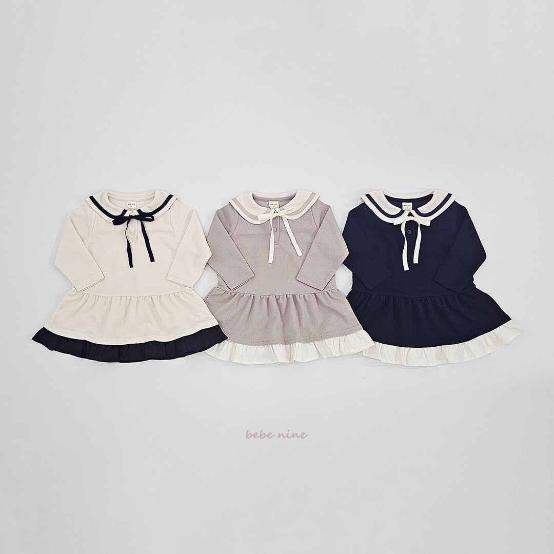 韓國童裝 25秋| BN25326 PETIT MAREN DRESS