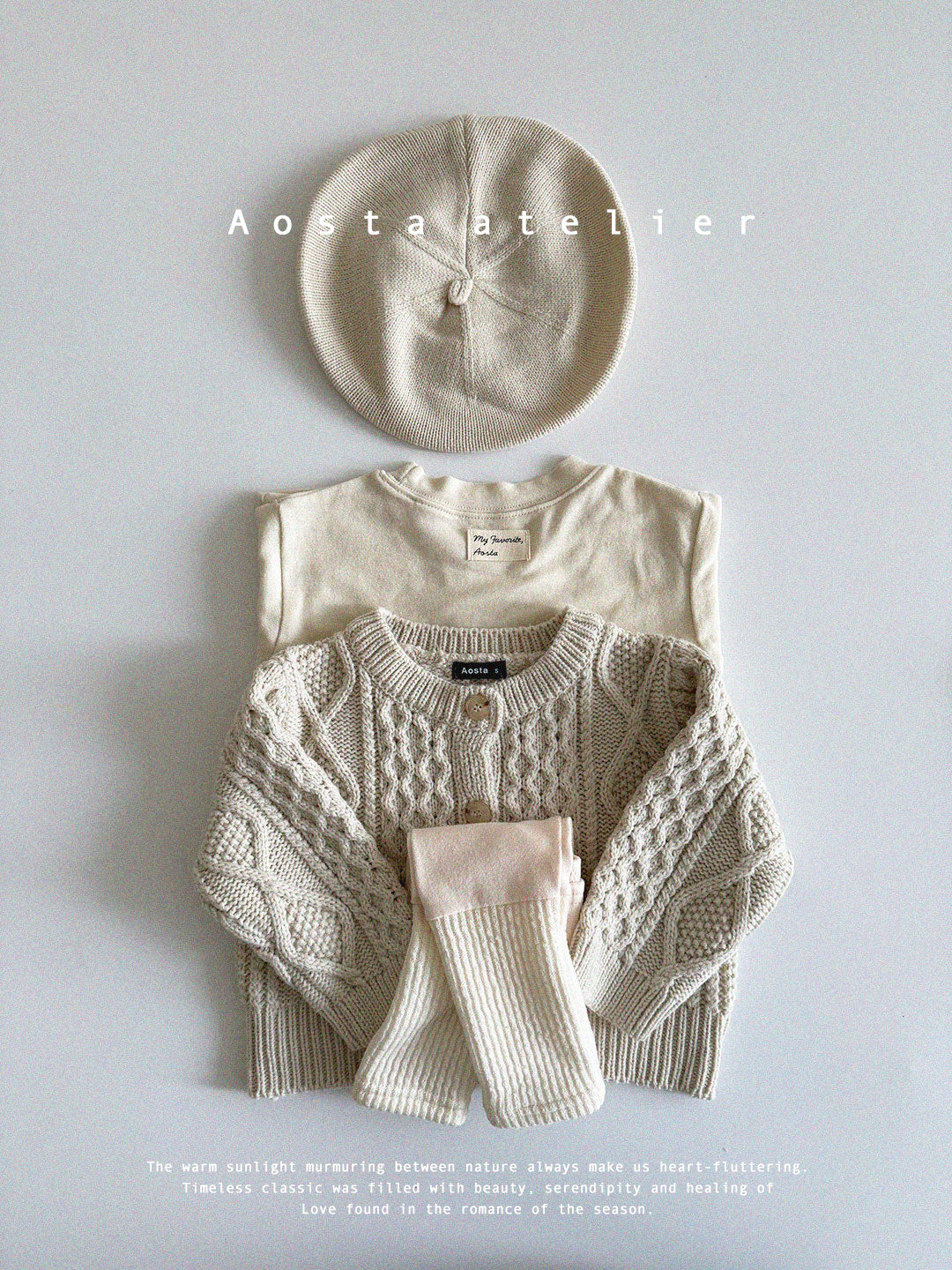 現貨▷ 韓國童裝 25春 | AO25109 CARDIGAN (2-3y)