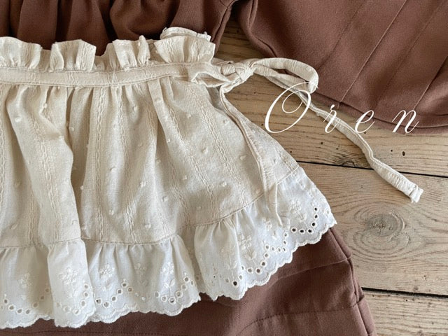 韓國童裝 25秋 | OR25338 Lace Apron