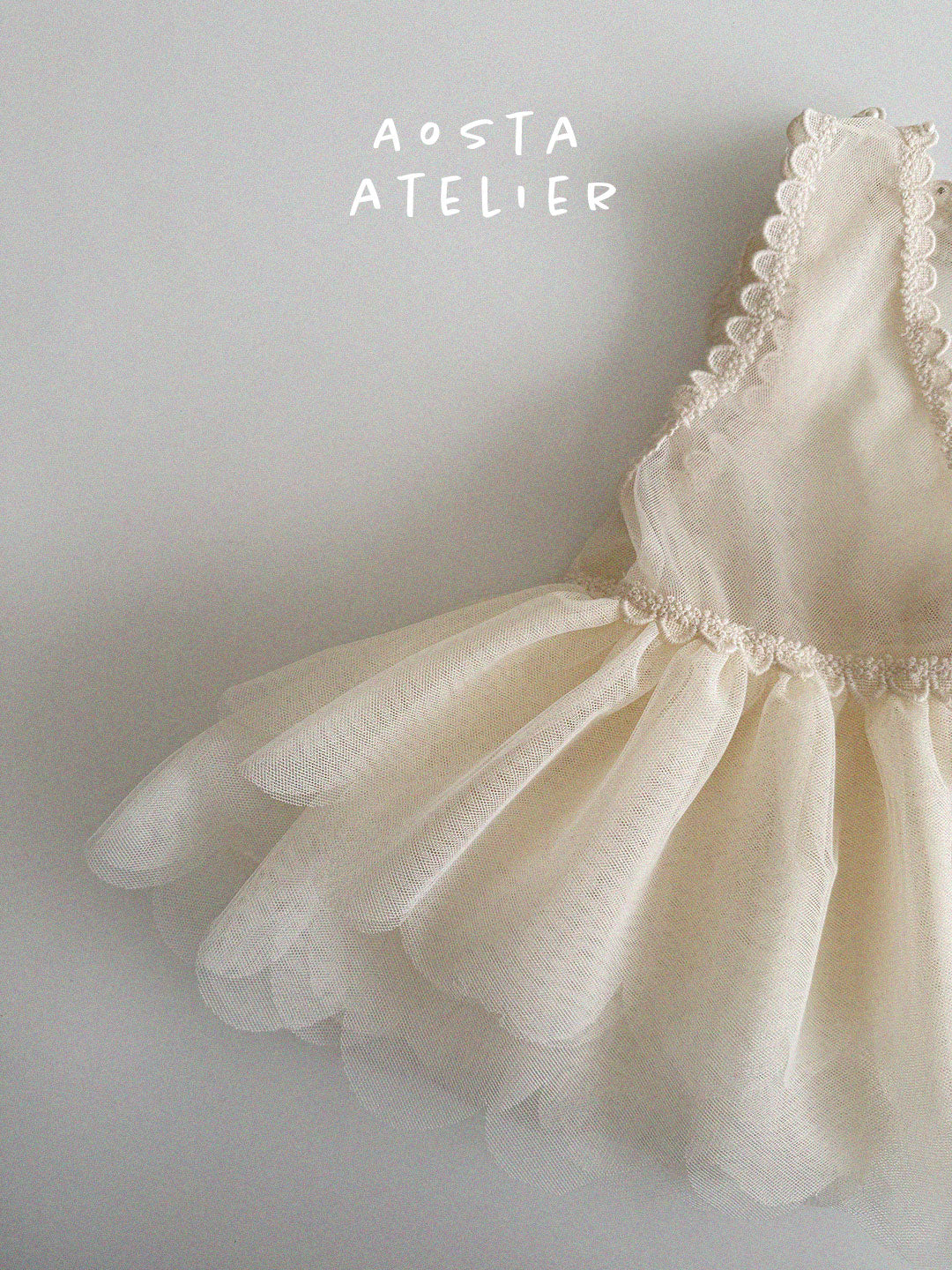 現貨▷ 韓國童裝 25春 | AO25115 LACE VEST (free size)