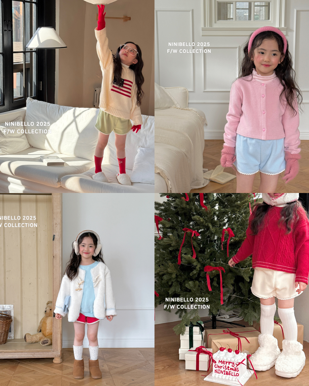 韓國童裝 25秋冬 | NB254017 Short Pants