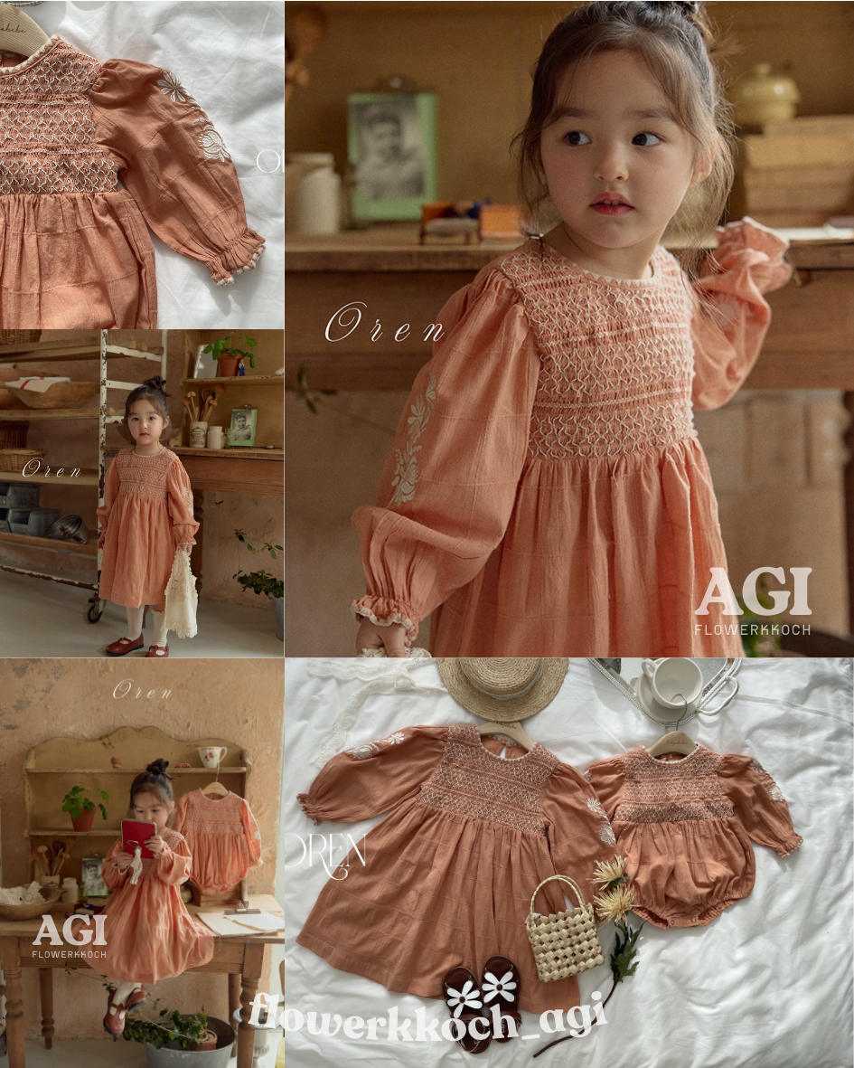 韓國童裝 26春 | OR51 Marien Smoke Suit (75~90cm)