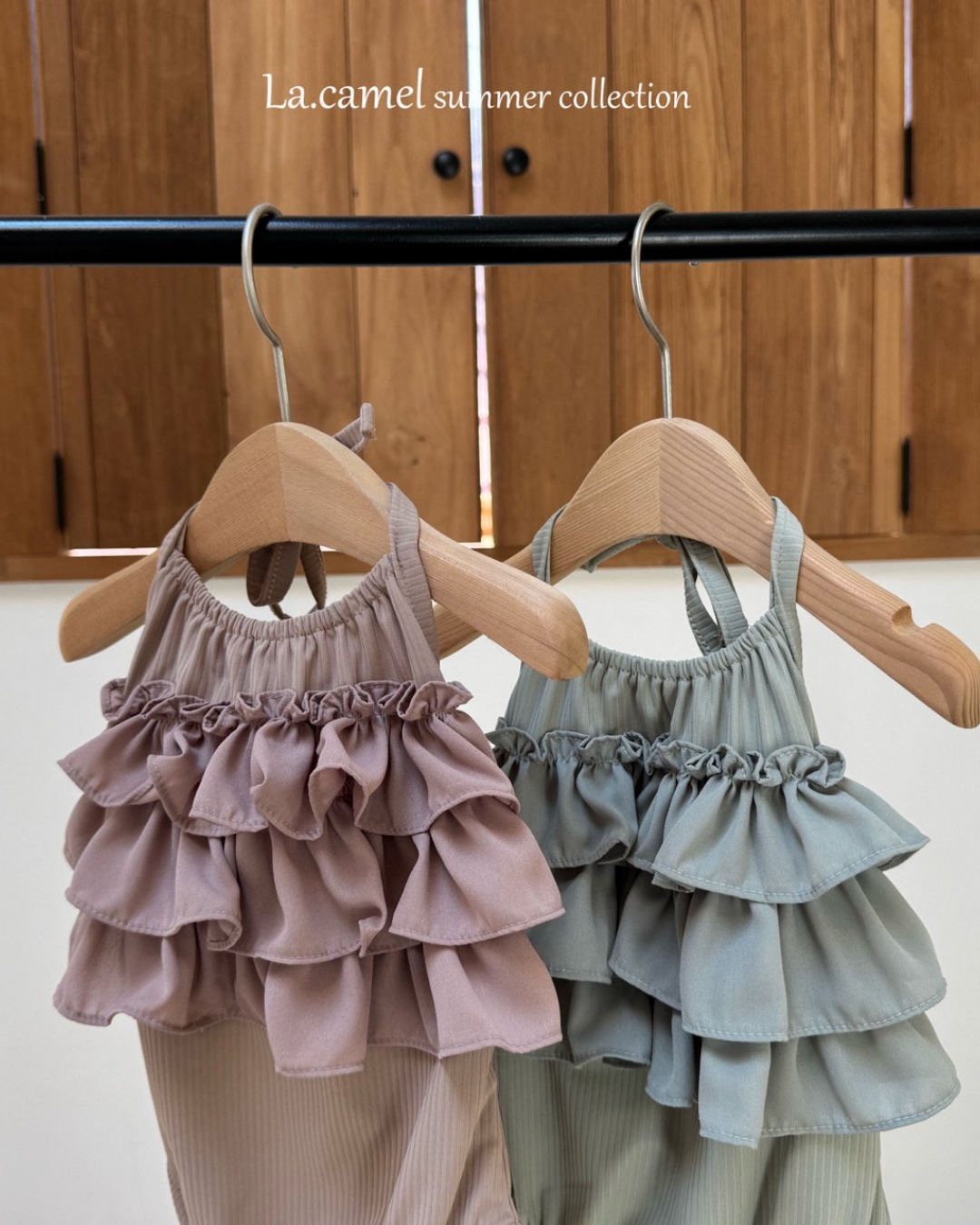 韓國童裝 Swimwear🩱🛟 La.Camel Frill Swimsuit