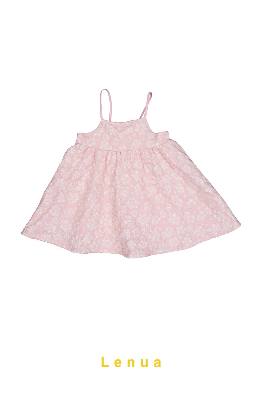 韓國童裝 26春 | LU28 Laura Jacquard Dress (80-130cm)