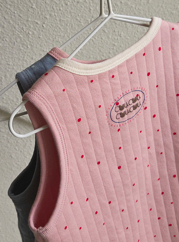 25FW 新款 室內服團購 (30/9截單) Vest (90-140) V79