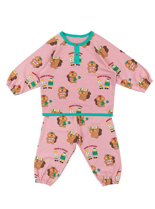 25FW 新款 室內服團購 (30/9截單) 無螢光長袖套裝(90-140) LS66