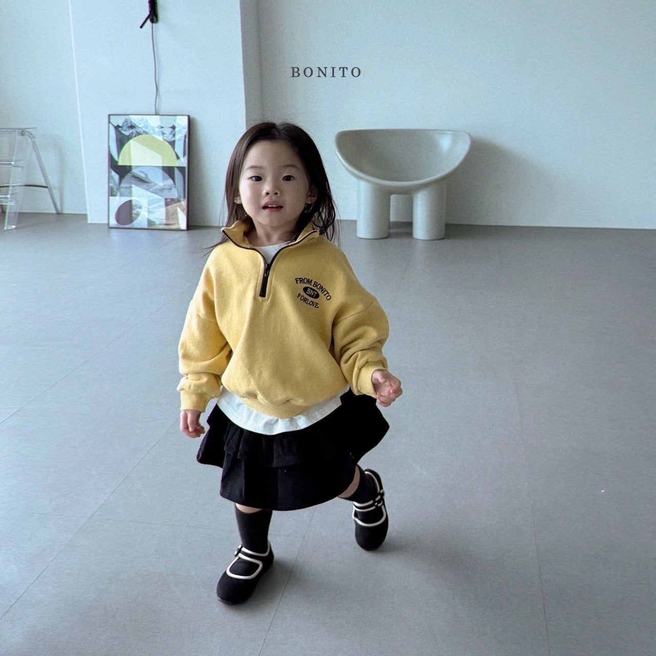 韓國童裝 25秋| BT25330 ZIP UP MTM (70-140CM)