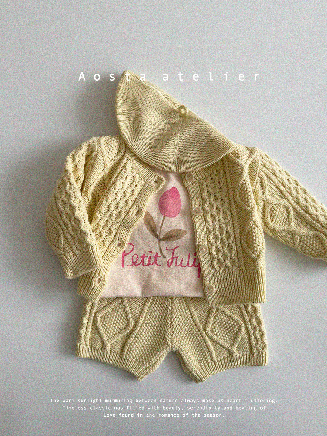 現貨▷ 韓國童裝 25春 | AO25109 CARDIGAN (2-3y)