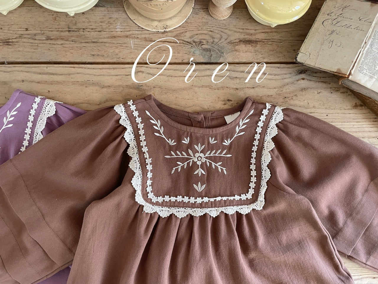 韓國童裝 25秋 | OR25339 Beauty Fleur One Piece