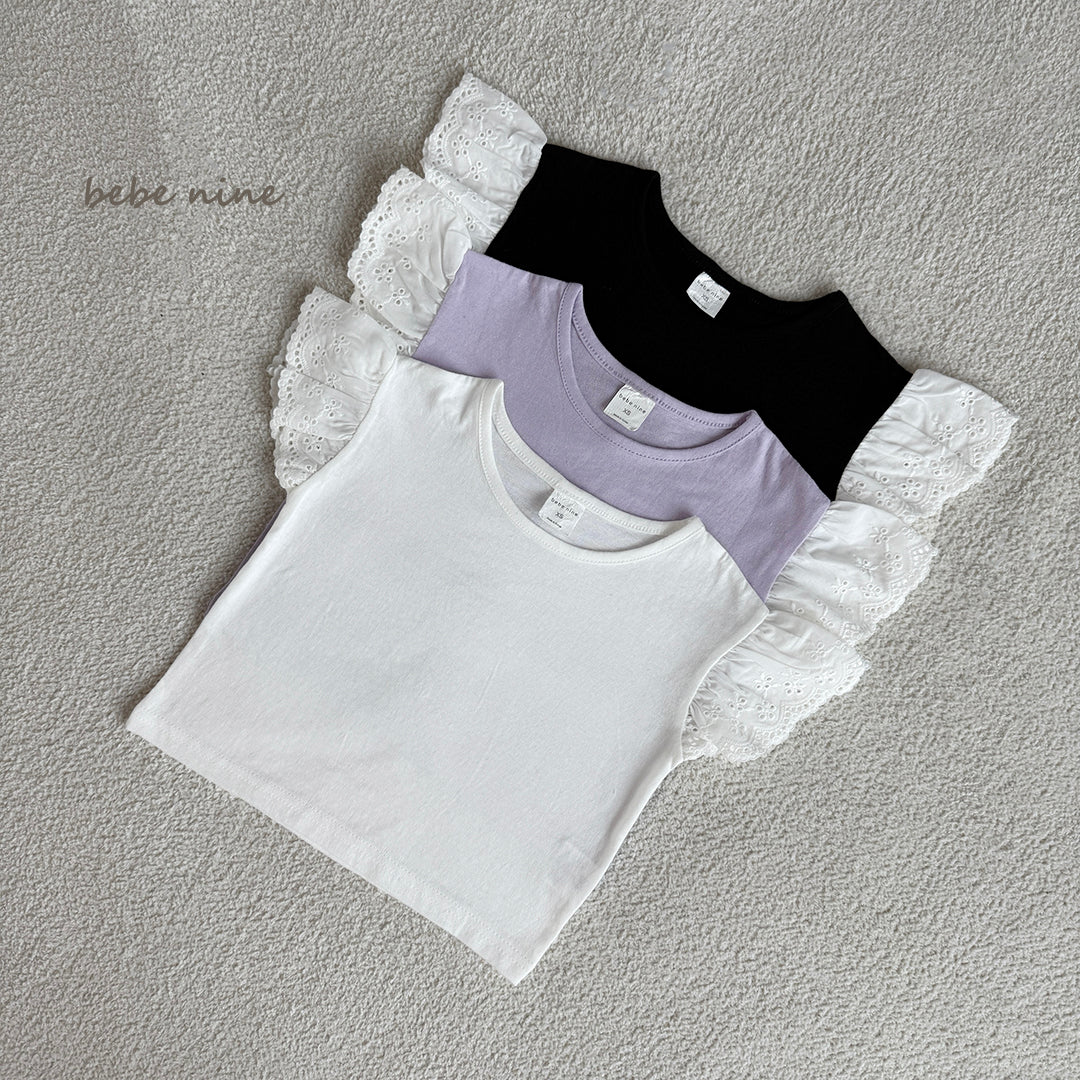韓國童裝 25夏| BN2535 Frilled T-Shirt (Baby & Kids) #同品牌4件85折
