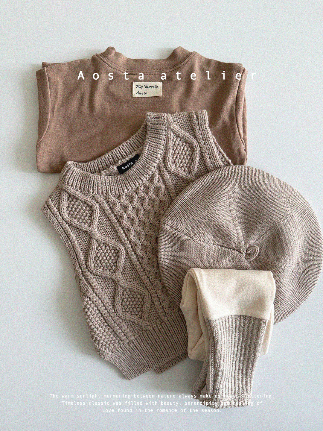 現貨▷ 韓國童裝 25春 | AO25110 VEST (2-3y)