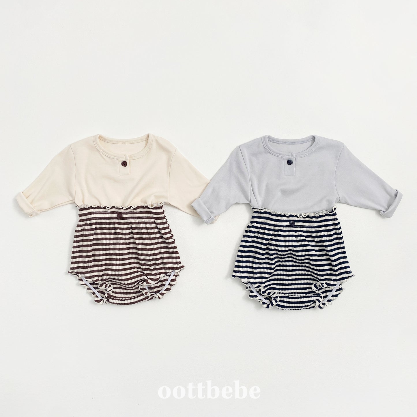 韓國童裝 | OT25355 Baby Top and Bottom Set