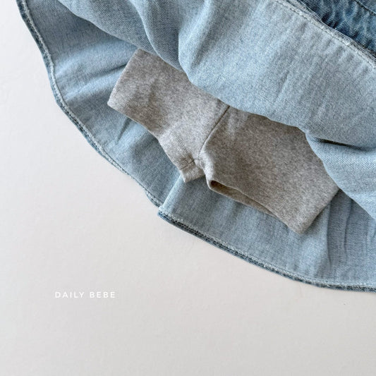 韓國童裝 26春 | DD26 吊帶牛仔洋裝 (75~140cm)