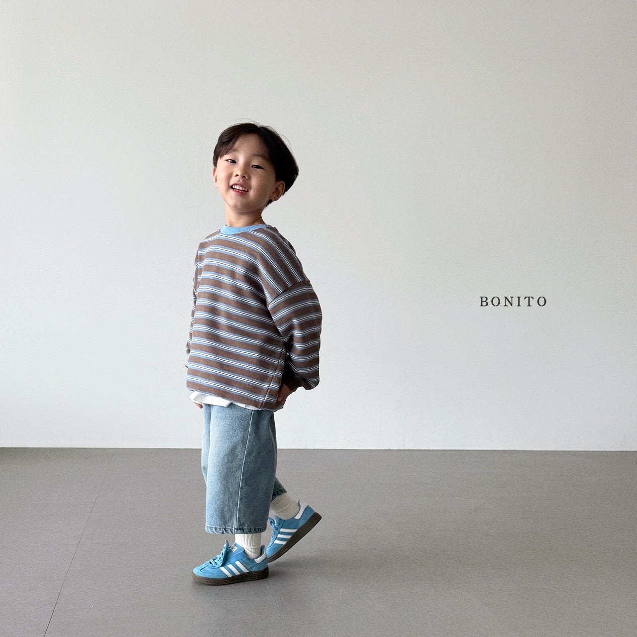 韓國童裝 25秋| BT25311 STRIPE MTM (70-140CM) (副本)