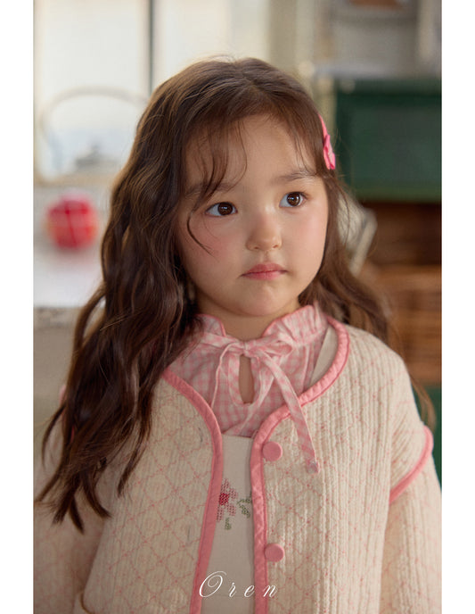韓國童裝 26春 | OR39 Maison Printemps Quilted Jumper (85~120cm)