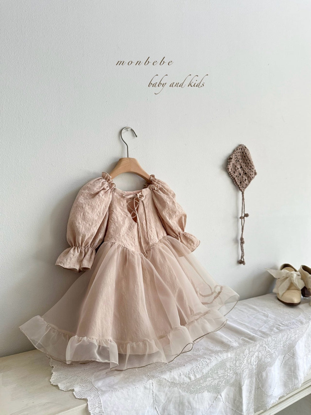 韓國童裝 25春| MB25107 LEAH DRESS KIDS OPS
