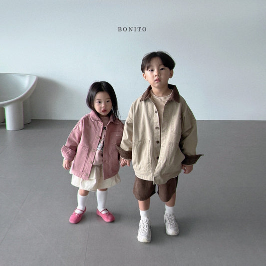 韓國童裝 25秋| BT25346 COLLAR JUMPER (70-140CM)