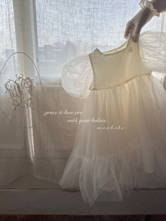 韓國童裝 25春| MB25108 BONGBONG DRESS KIDS OPS