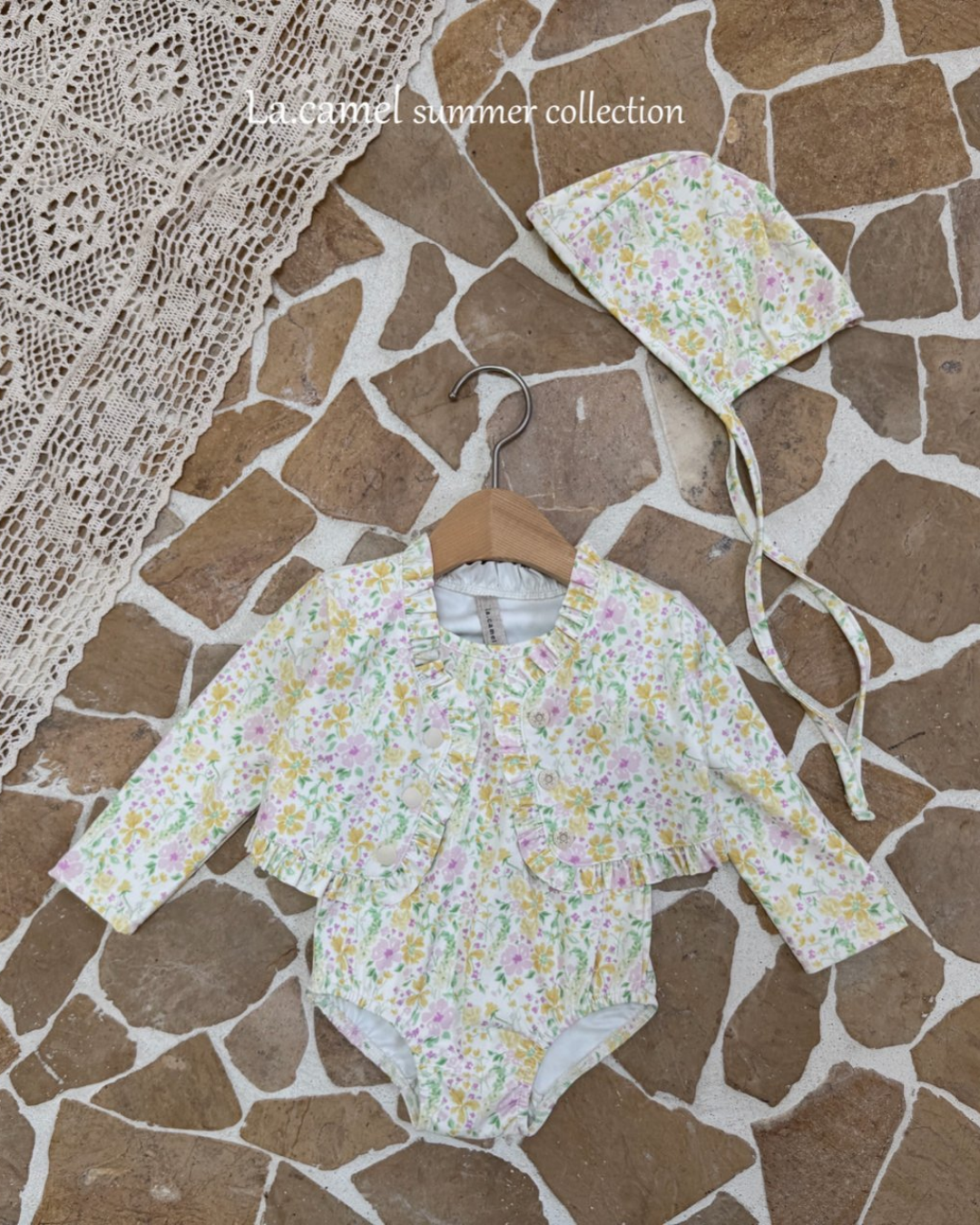 韓國童裝 Swimwear🩱🛟 La.Camel marigold swimwear