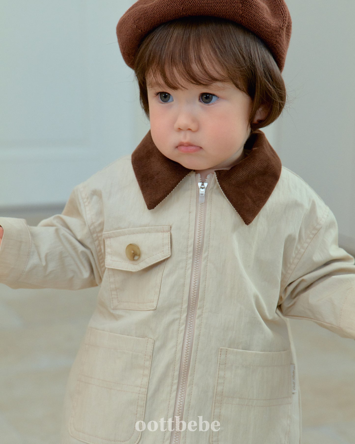 韓國童裝 | OT25323 Coller Jacket