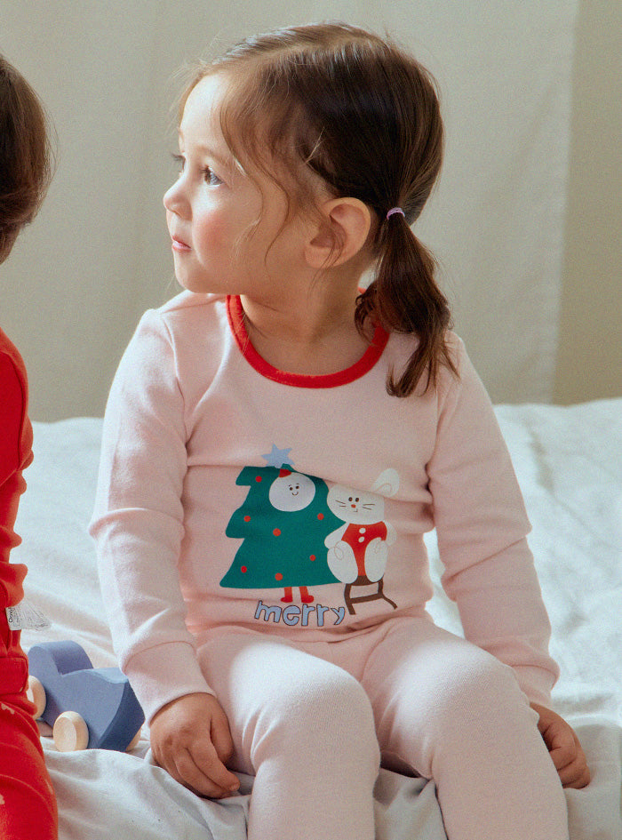 SALE 室內服團購 (30/9截單) 無螢光長袖套裝 Christmas 24 LS31